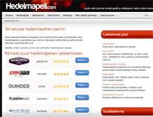Tablet Screenshot of hedelmapeli.com